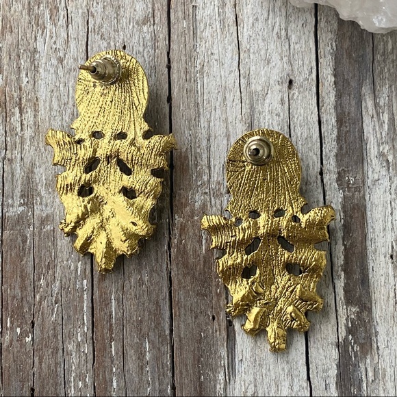 Anthro Ella Teardrop Earrings - Picture 6 of 6